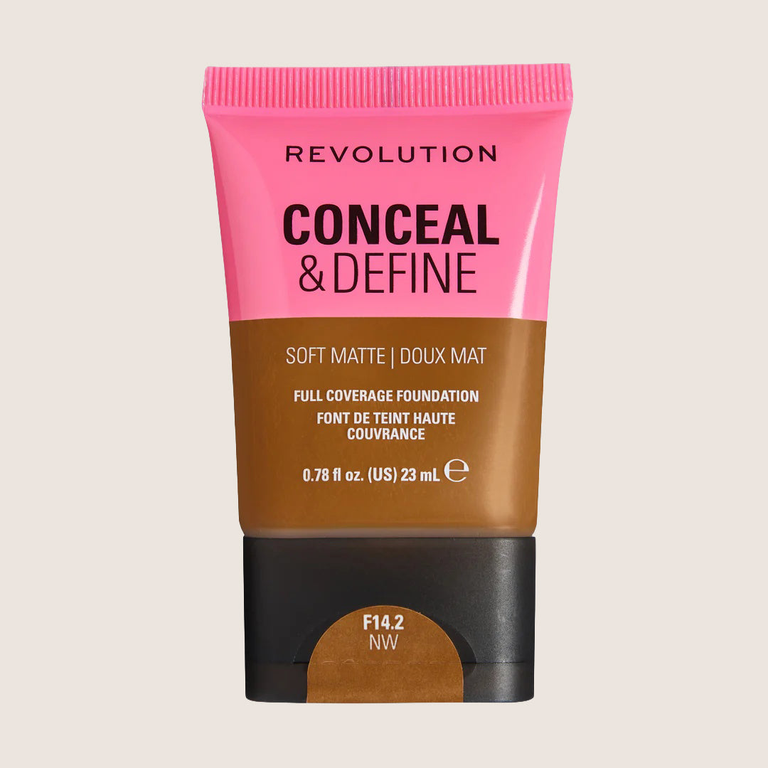 Revolution Conceal & Define Soft Matte Tube Foundation Flawless Base