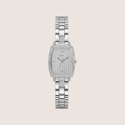 Guess Women's Brilliant Watch Crystal-Set Silver Dial GW0611L1