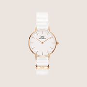 Daniel Wellington Petite Dover Rose Gold White Dial 28mm Watch DW00100005
