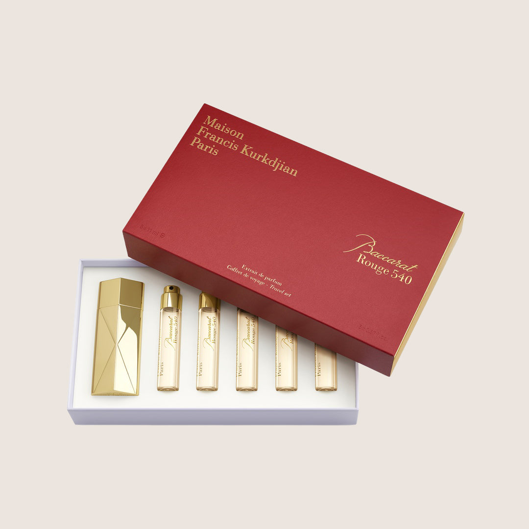 Maison Francis Kurkdjian Unisex Baccarat Rouge 540 Concentrated Travel Floral Amber Extrait de Parfum Set
