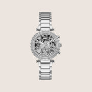 Guess Women's Silver Dial Watch Silver Dial GW0403L1