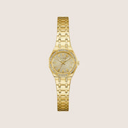 Guess Women's Pixie Watch Crystal-Set Gold Dial GW0931L2