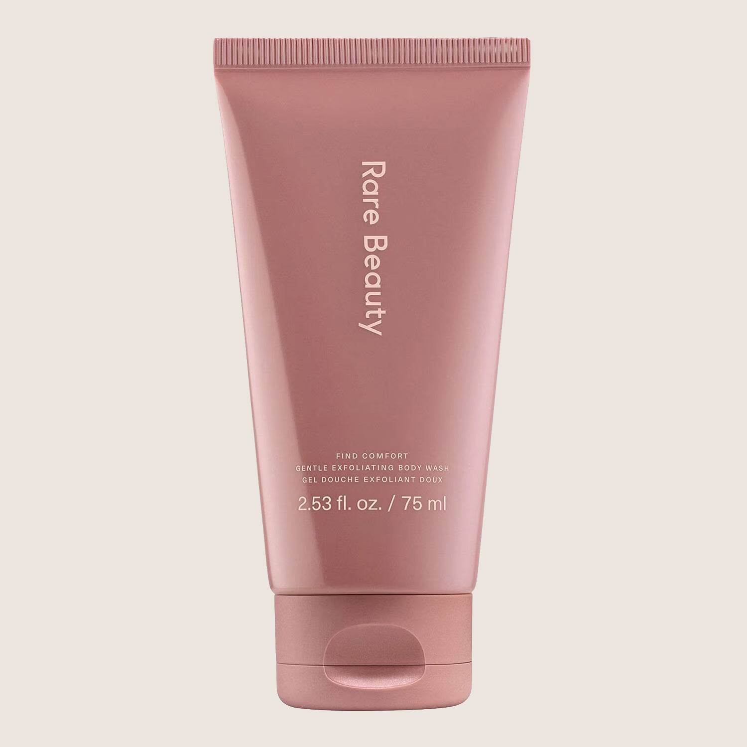 Rare Beauty Find Comfort Mini Exfoliating Body Wash An uplifting scented 75ml