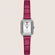 Fossil Raquel Pink Leather Strap Watch ES5466