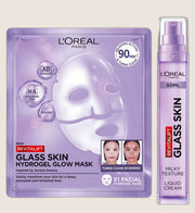 L'Oréal Paris Revitalift Filler Glass Skin Moisturiser & Mask Bundle