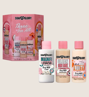 Soap & Glory Three For All 3 Piece Mini Gift Set Luxury Collection