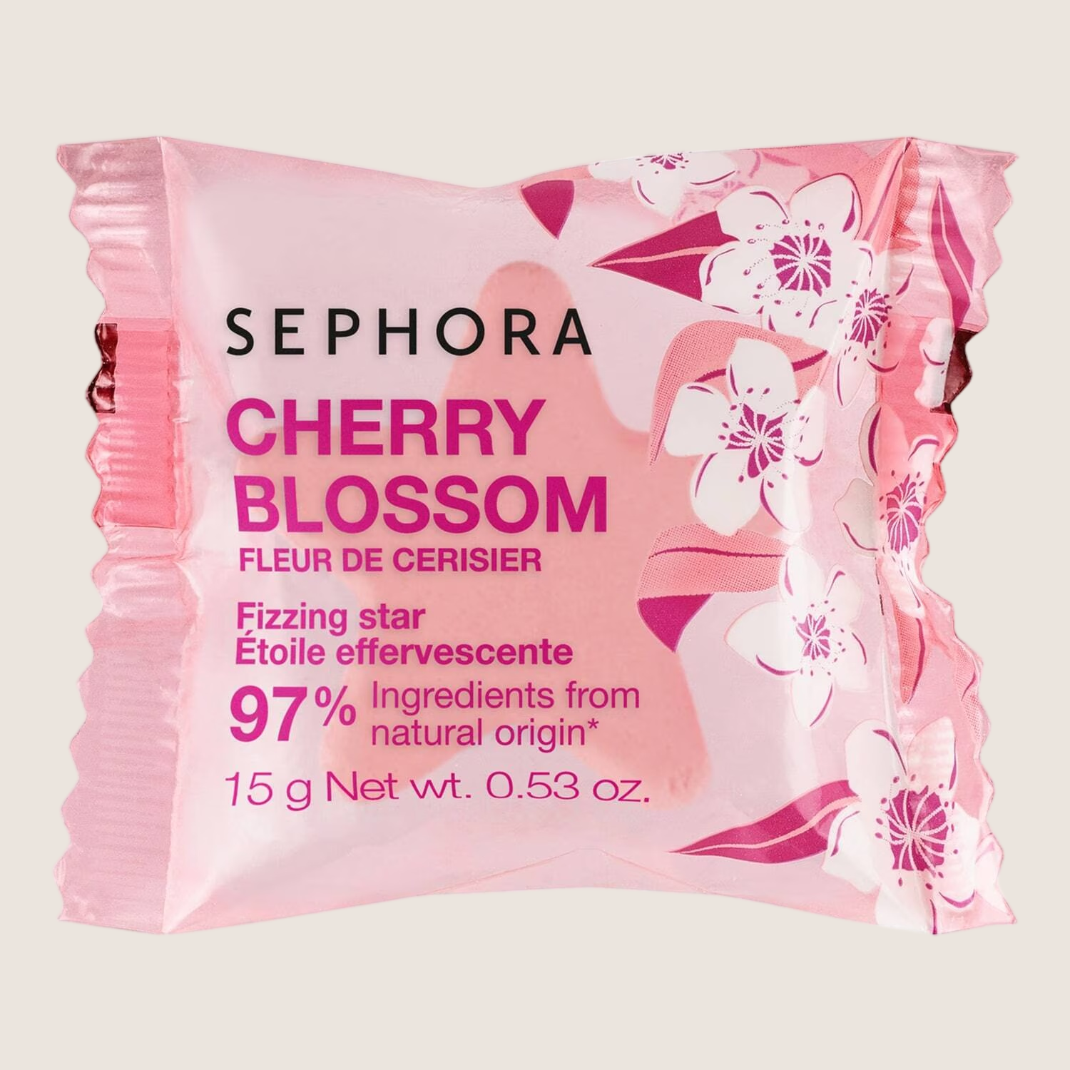 Sephora Collection Fizzing Star Bath Cube Vegan Formula 15g