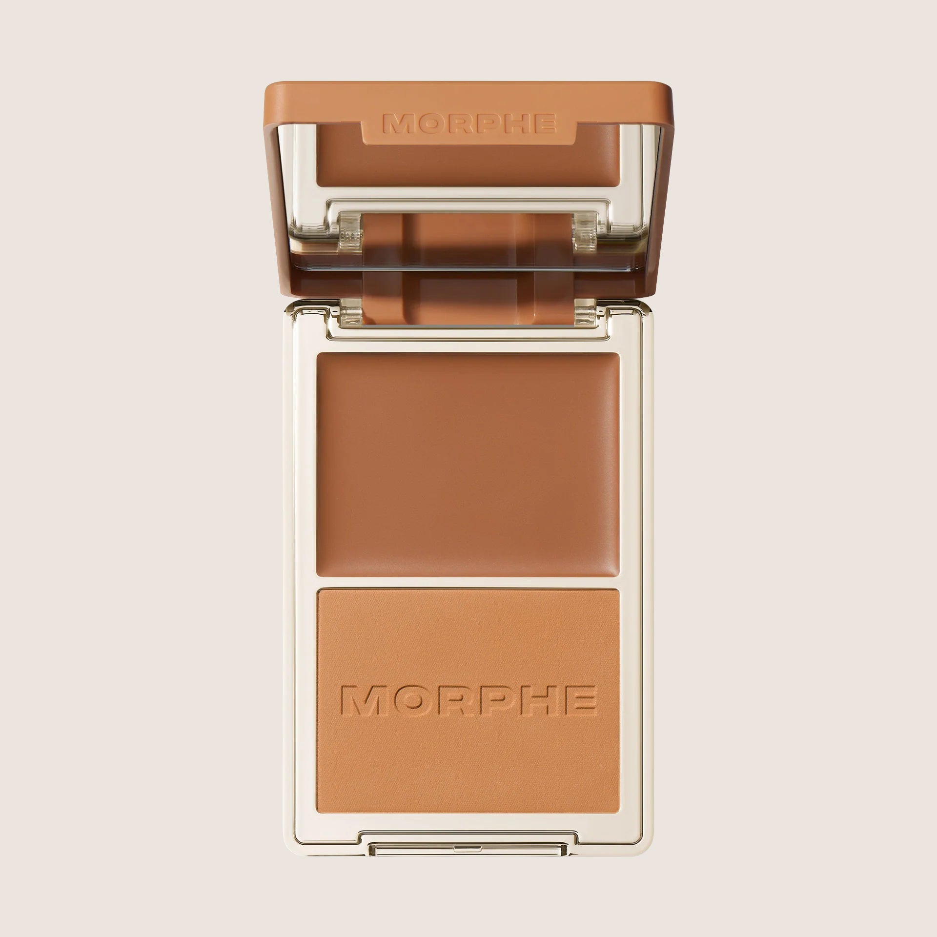 Morphe Cheek Thrills Duos + Dual-Ended Sculpt Brush Premium Formula