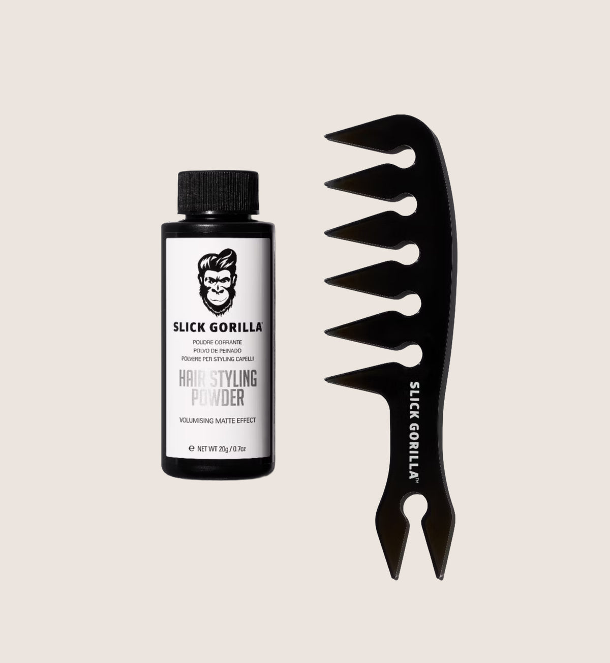 Slick Gorilla Comb Set Gift Set Hair Powder & Comb 20g + comb