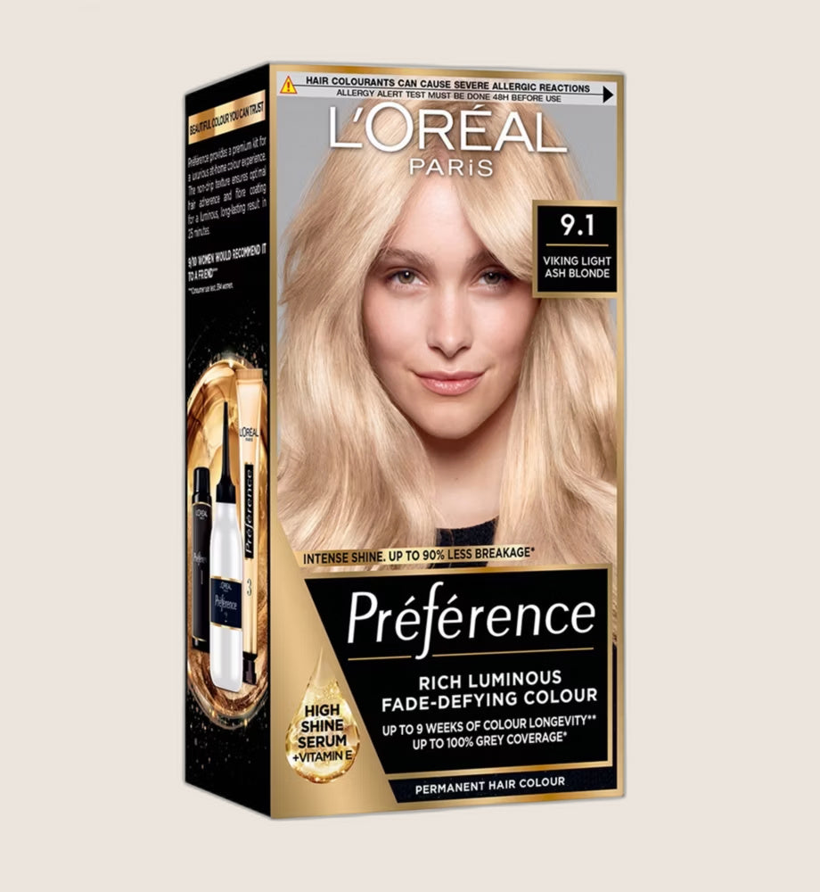 L'Oréal Paris Preference 9.1 Viking Light Ash Blonde