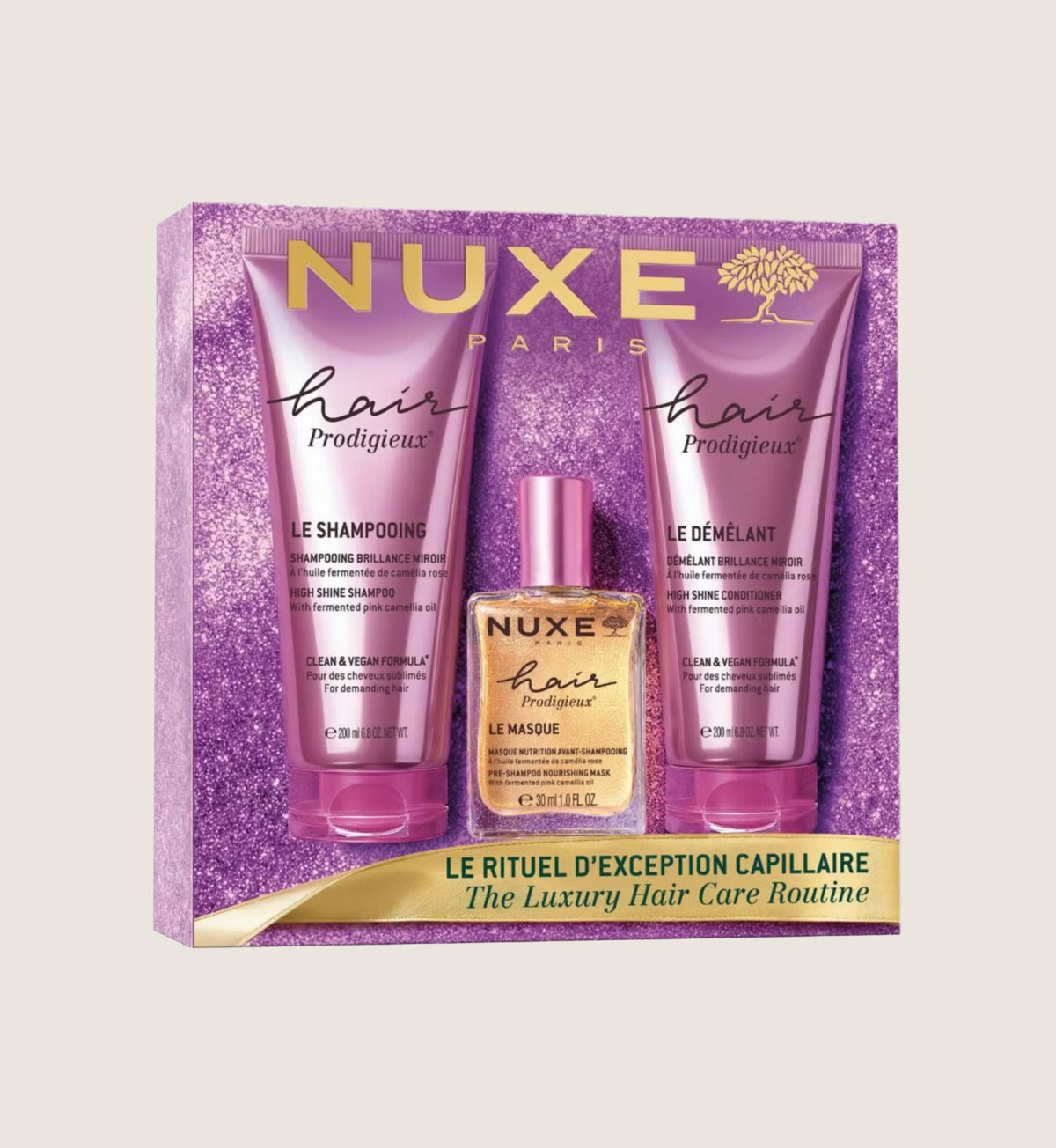 NUXE The Luxury Hair Care Routine Hair Prodigieux Beauty Gift Set For Her