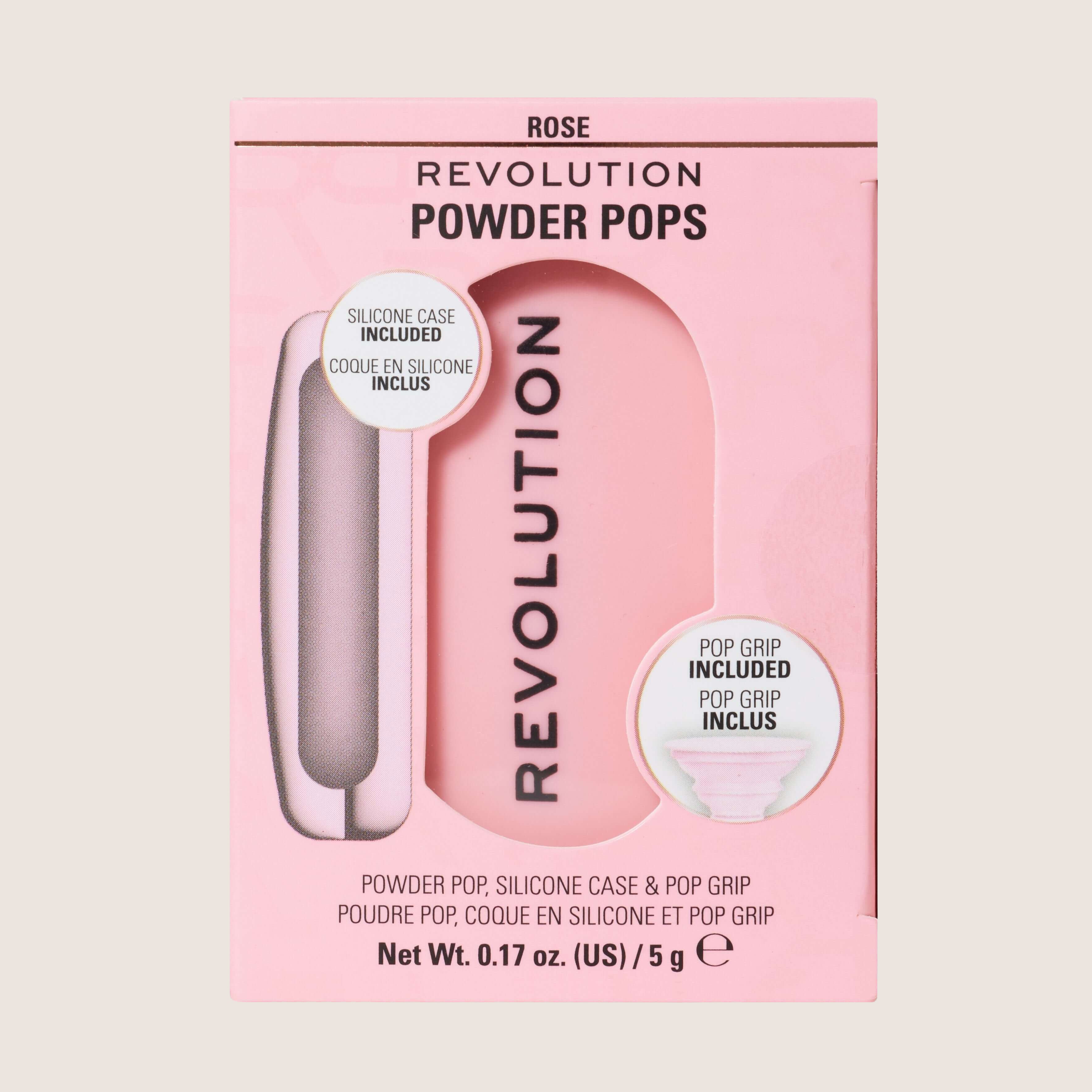 Revolution Powder Pops & Pop Grip Silicone Case Ultra-Fine Texture 3. G