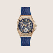 Guess Women's Blue Dial Watch Blue Dial GW0620L3