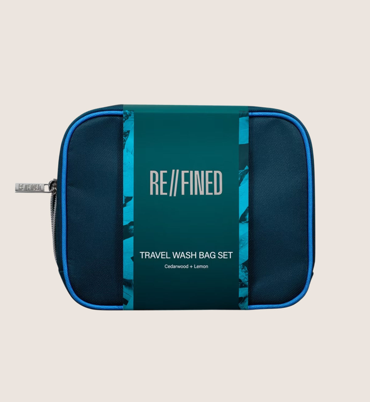 RE//FINED Cedarwood + Lemon Travel Wash Bag Set Travel Sized Essentials