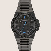 Versace Mens Watch All-Black Stealth Edition VE3I00622