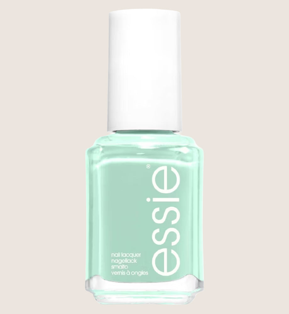 Essie Nail Polish 99 Mint Candy Apple Light Mint Green Colour, Original High Shine and High Coverage Nail Polish Premium Quality 13.5 ml
