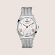 Guess Mens Metropolitan Watch White Dial W0923G1