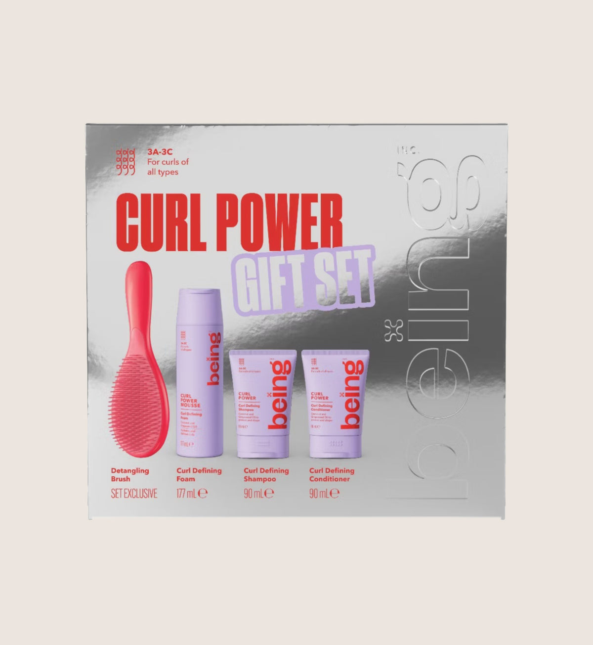 Being Curl Power Hair Beauty Gift Set For Her