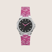 Guess Women's Avril Watch Crystal-Set Black Dial GW0598L1