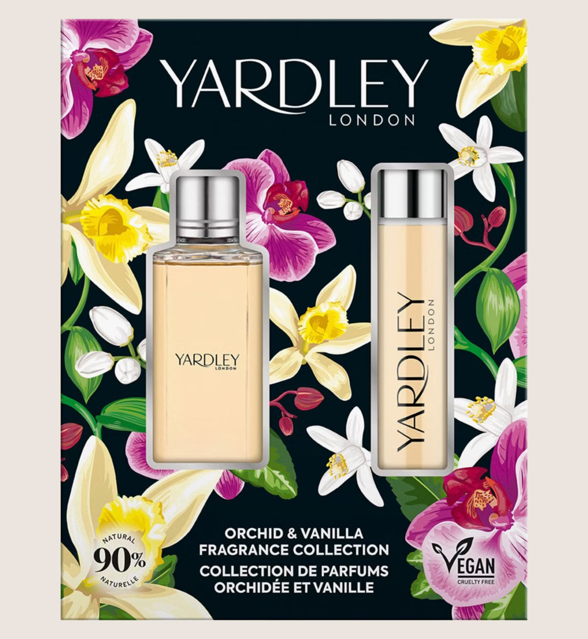Yardley London Orchid And Vanilla Fine Fragrance Collection Fragrance Gift Set For Her