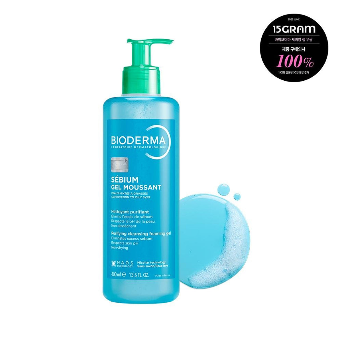 Bioderma Sebium Gel Moussant 400ml