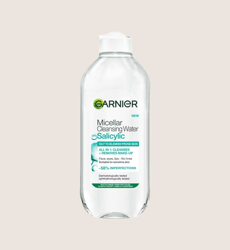 Garnier Micellar Salicylic Cleansing Water For Oily To Blemish Prone Skin Anti Imperfection 400ml