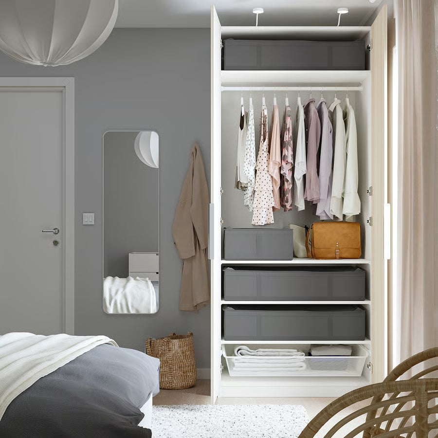 IKEA SKUBB Storage Case Recycled Polyester 90x53x19 cm – Dark Grey