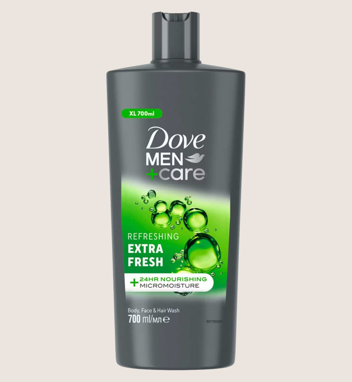 Dove Men+Care Extra Fresh Body Wash 3-in-1 Hair, Body & Face 700ml