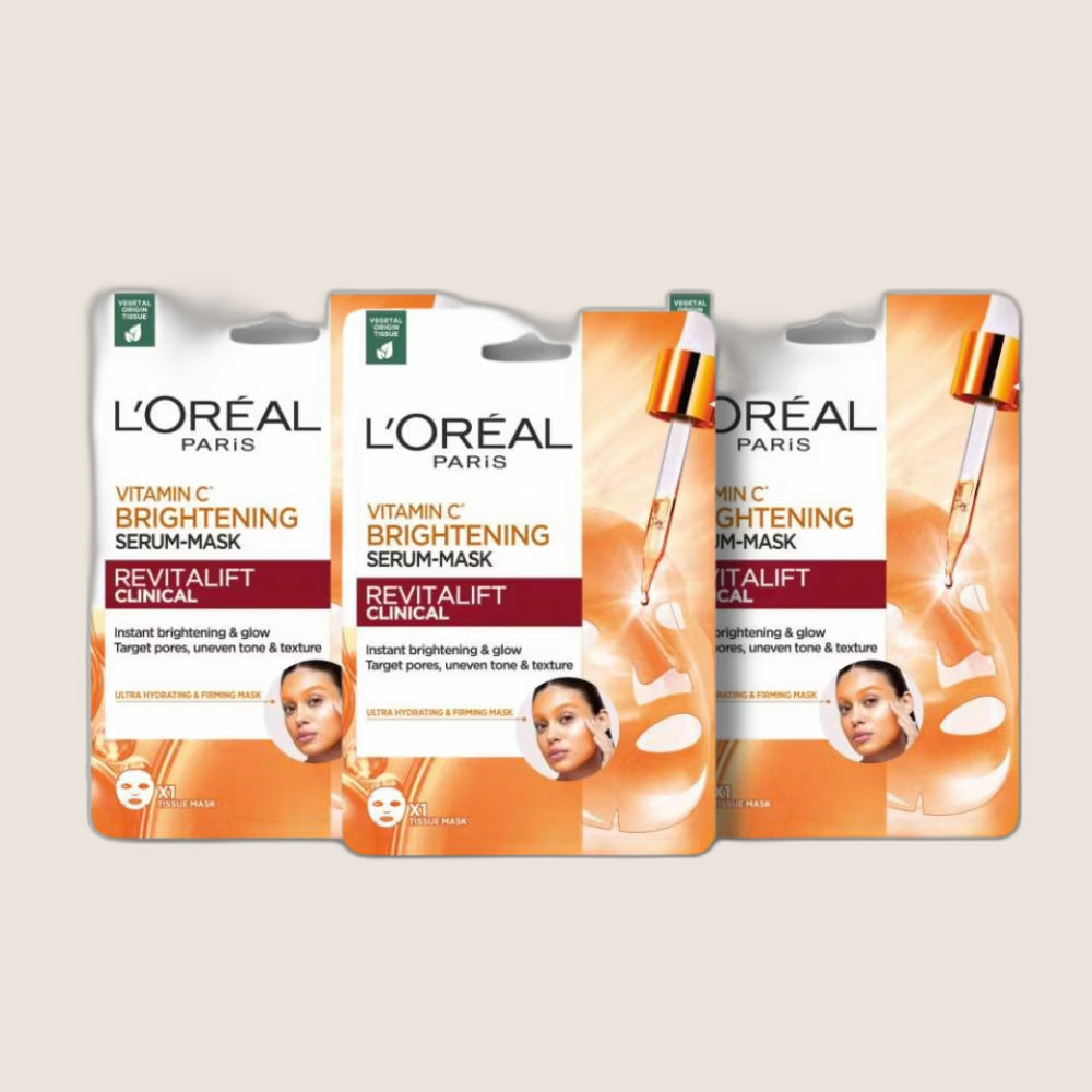 L'Oréal Paris Revitalift Clinical Vitamin C Mask X3 Bundle