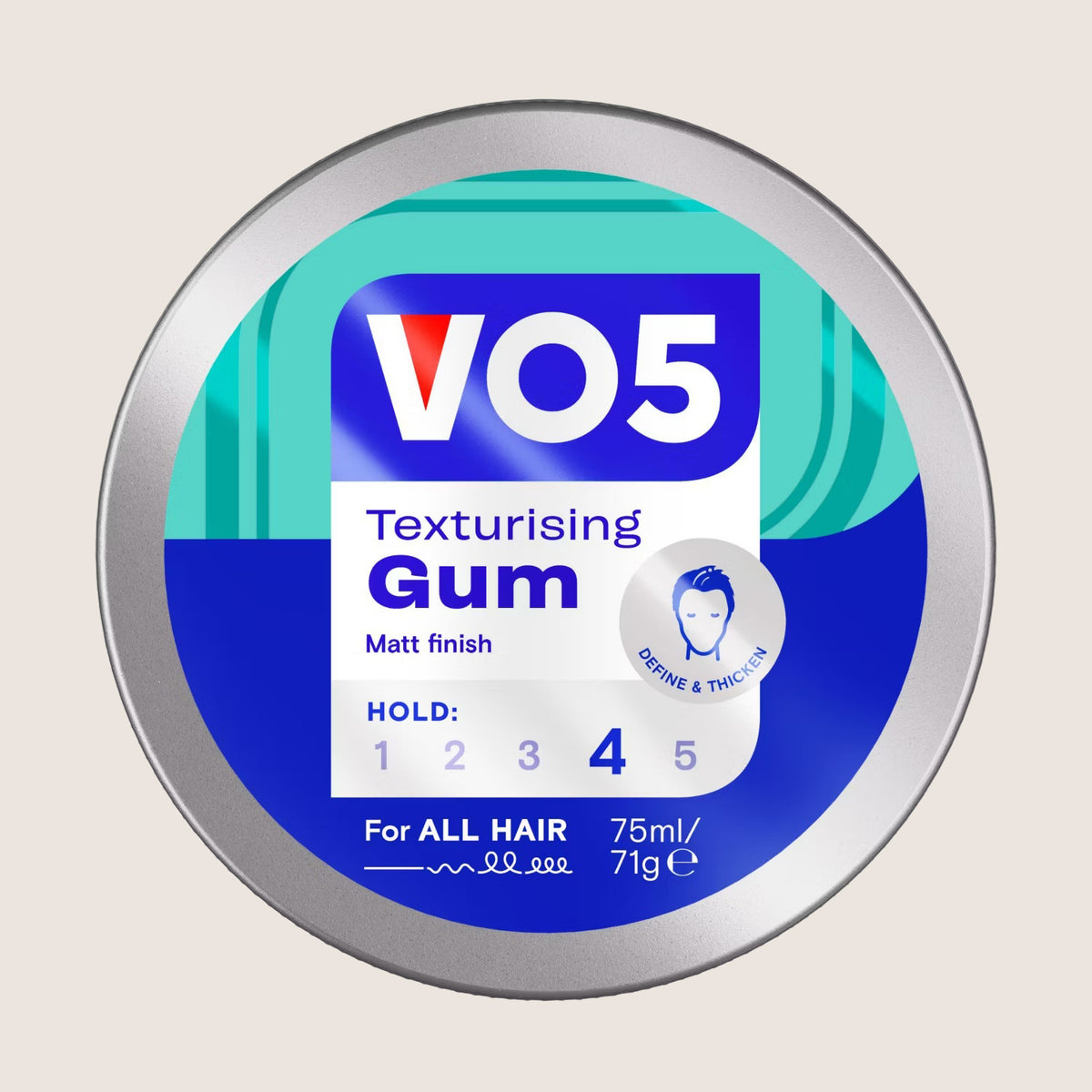 VO5 Texturising Gum Long-Lasting Definition 75ml