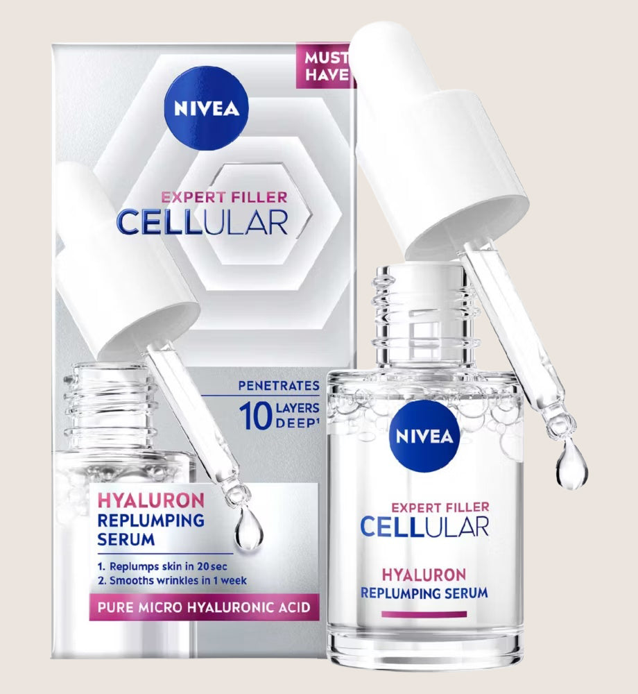 NIVEA Cellular Expert Filler Hyaluron Acid Replumping Face Serum With Hyaluronic Acid 15ml