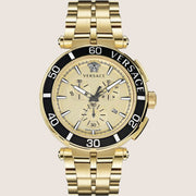 Versace Mens Watch All-Gold Chronograph Prestige VE3L00622