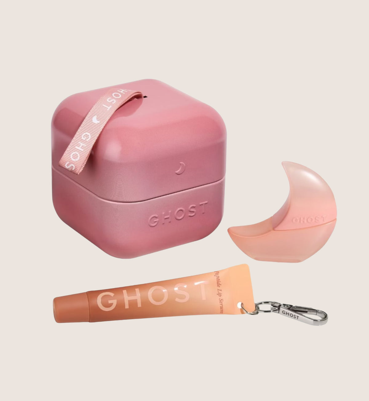 Ghost Lunar Goddess 10ml & Peptide Lip Serum Bauble Fragrance Gift Set For Her