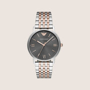 Emporio Armani Men's Watch Grey Dial Two-Tone Steel Bracelet AR11121