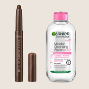 L'Oréal Paris Paradise Le Shadow Stick Brown Abyss & Garnier Micellar Water Duo Bundle 200ml