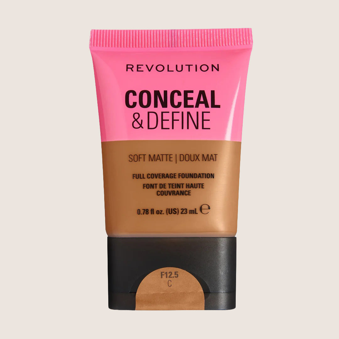 Revolution Conceal & Define Soft Matte Tube Foundation Flawless Base