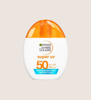 Garnier Ambre Solaire Super UV Face SPF50 Refreshing Water Sun Protection Fluid Invisible 40ml