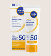 NIVEA SUN UV Face Soothing Sensitive Sun Cream SPF50 40ml