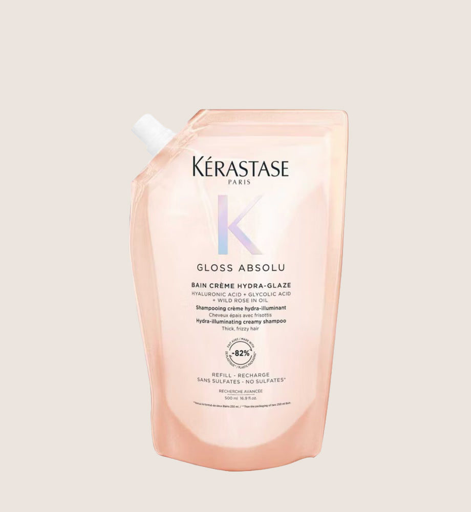 Kérastase Kerastase Gloss Absolu Bain Creme Hydra-Glaze Shampoo For Thick Frizzy Hair Refill Hydrating Formula 500ml