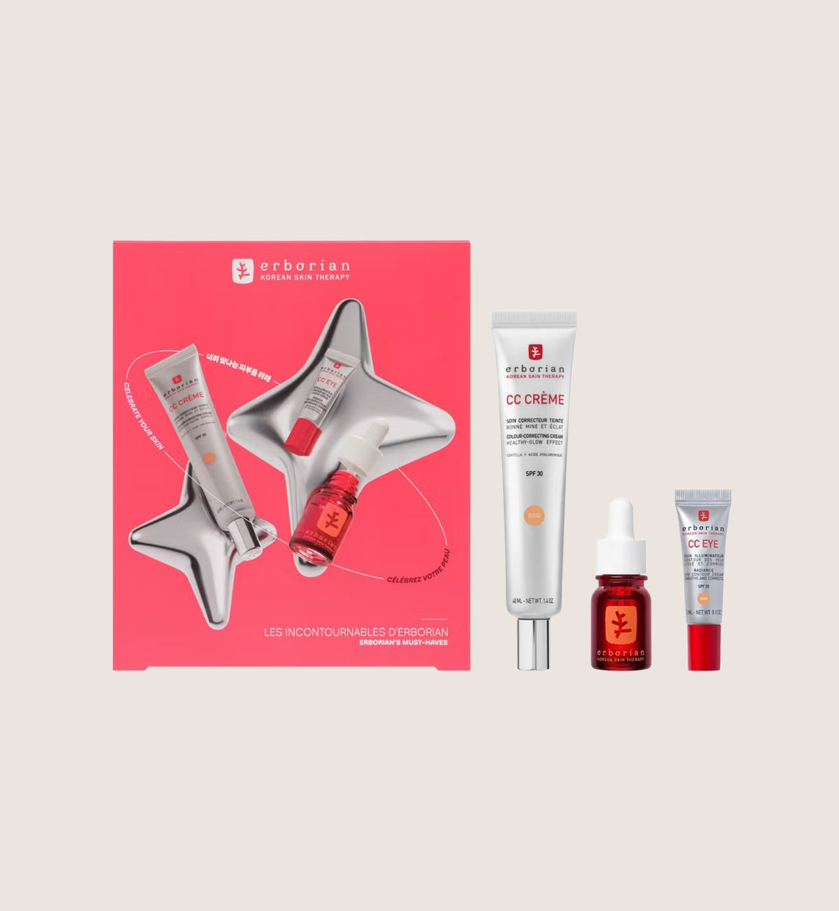 Erborian Must-Haves Set Dore X26 Skincare Gift Set For Her