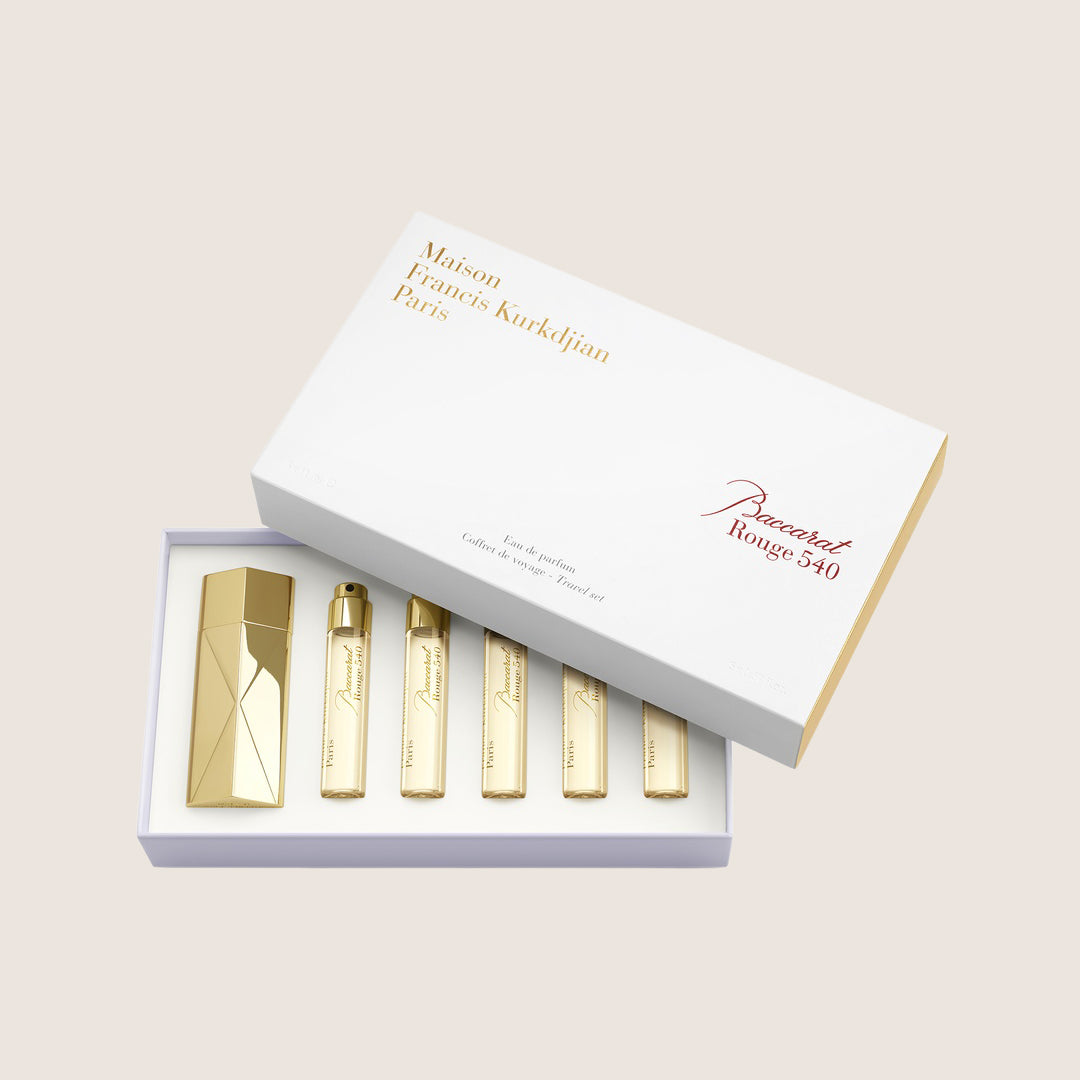 Maison Francis Kurkdjian Unisex Baccarat Rouge 540 Signature Floral Amber Travel Eau de Parfum Set