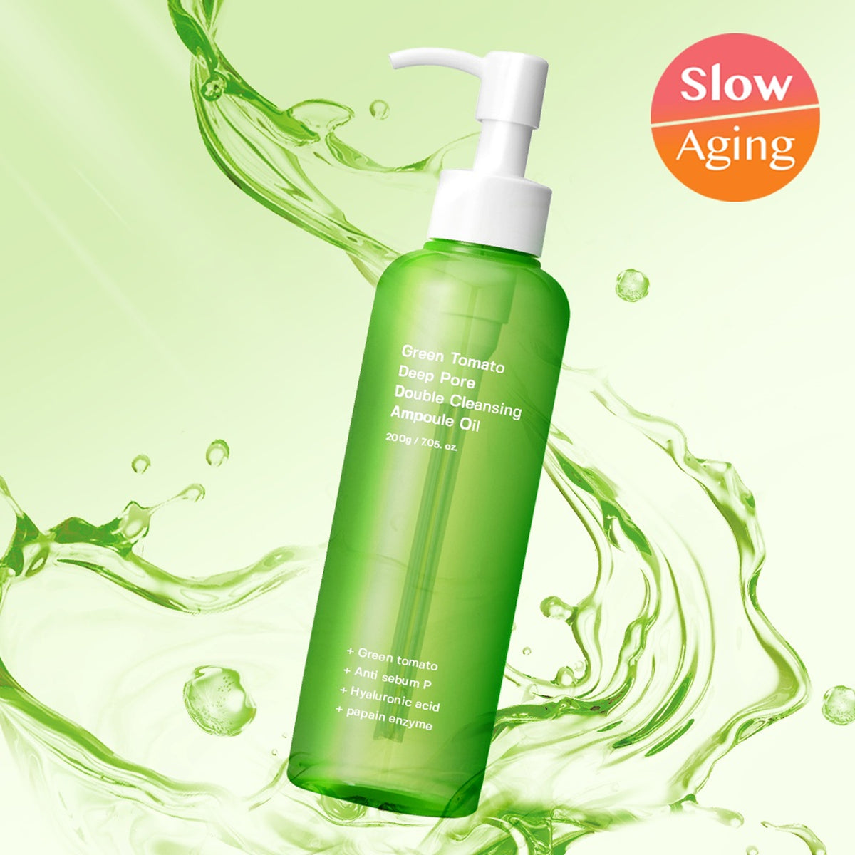 sungboon editor Green Tomato Deep Pore Double Cleansing Ampoule Oil 200mL