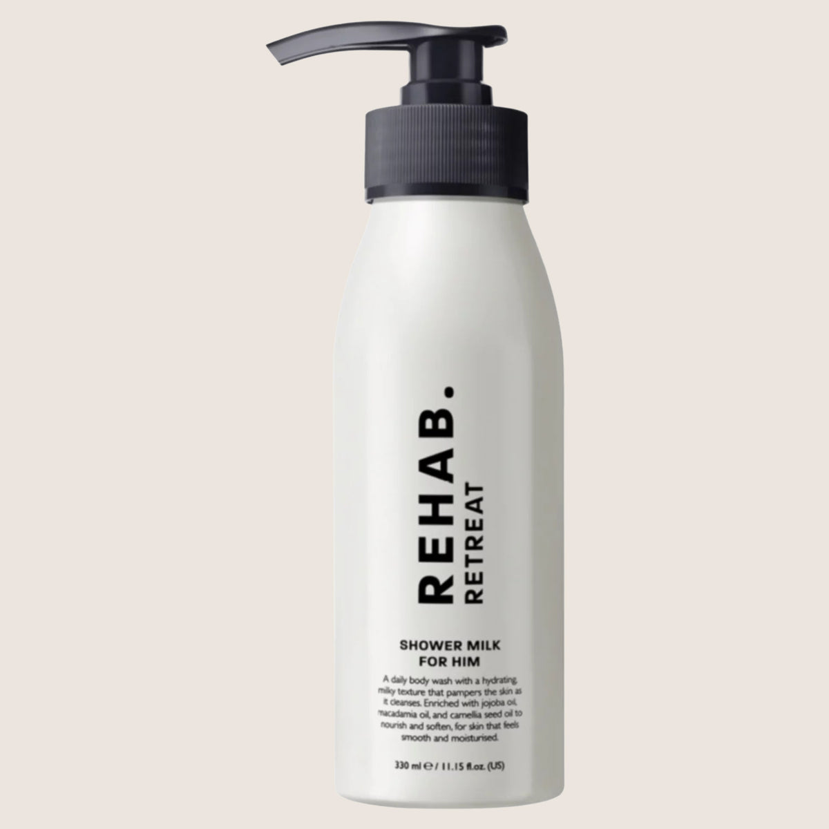 Rehab. Retreat Shower Milk for Him with Cedarwood & Citrus 330ml