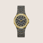 Guess Women's Misfit Watch Crystal-Set Black Dial GW0597L1