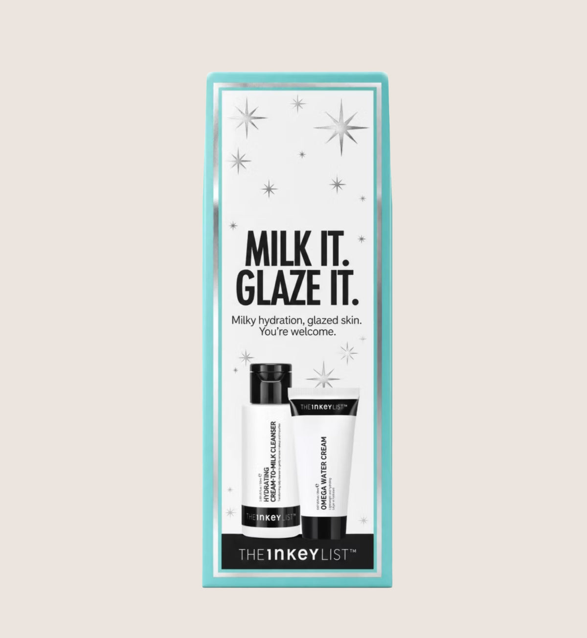 The INKEY List Milk It Glaze It Skincare Gift Set For Her