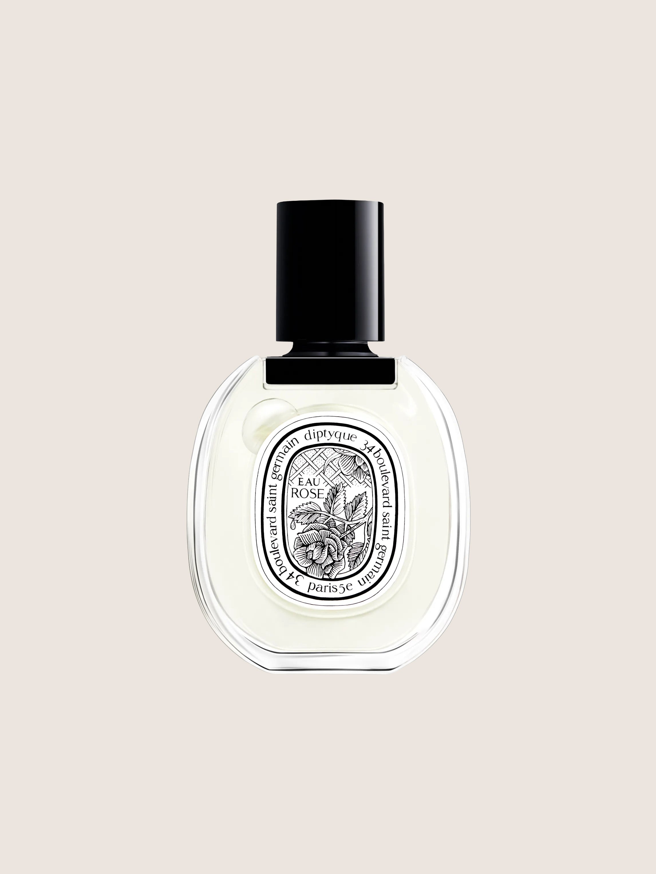 Diptyque Unisex Eau Rose Eau de Toilette | Damascena & Centifolia Rose with Litchi & Ambroxan