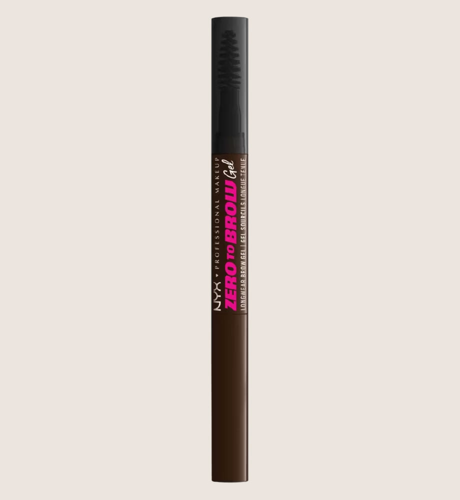 NYX Professional Makeup Zero To Brow Longwear Vegan Tinted Eyebrow Gel Long-Lasting