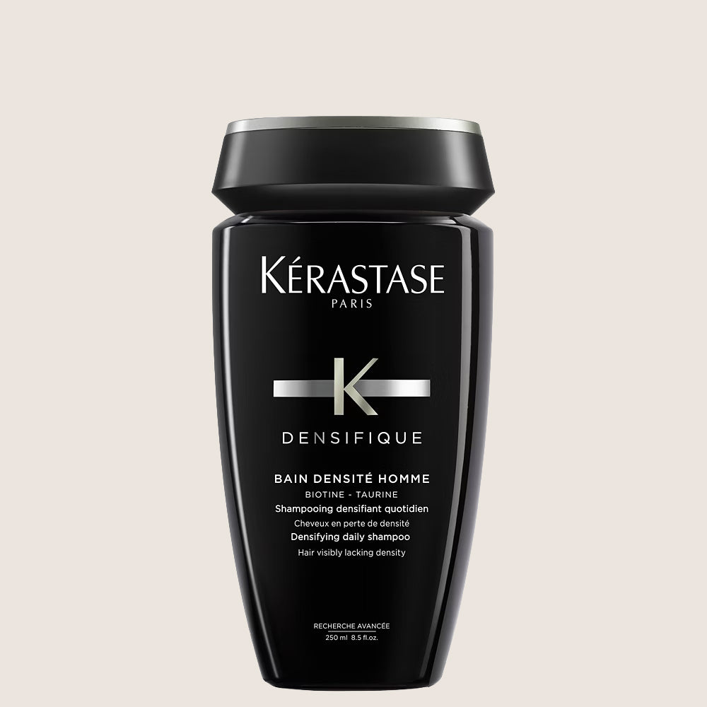 Kérastase Densifique Homme, Thickening & Volumising Shampoo, For Fine Hair, With Biotin & Taurine, Bain Densité, Cleansing Formula 250ml