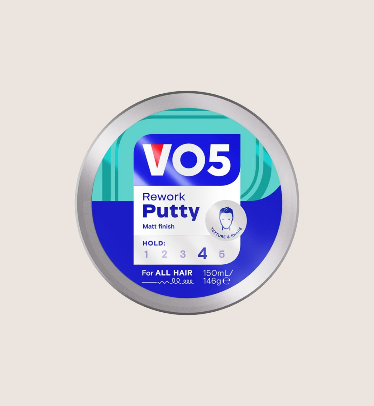 VO5 Reworkable Hold Hair Putty Messy Texture 150ml