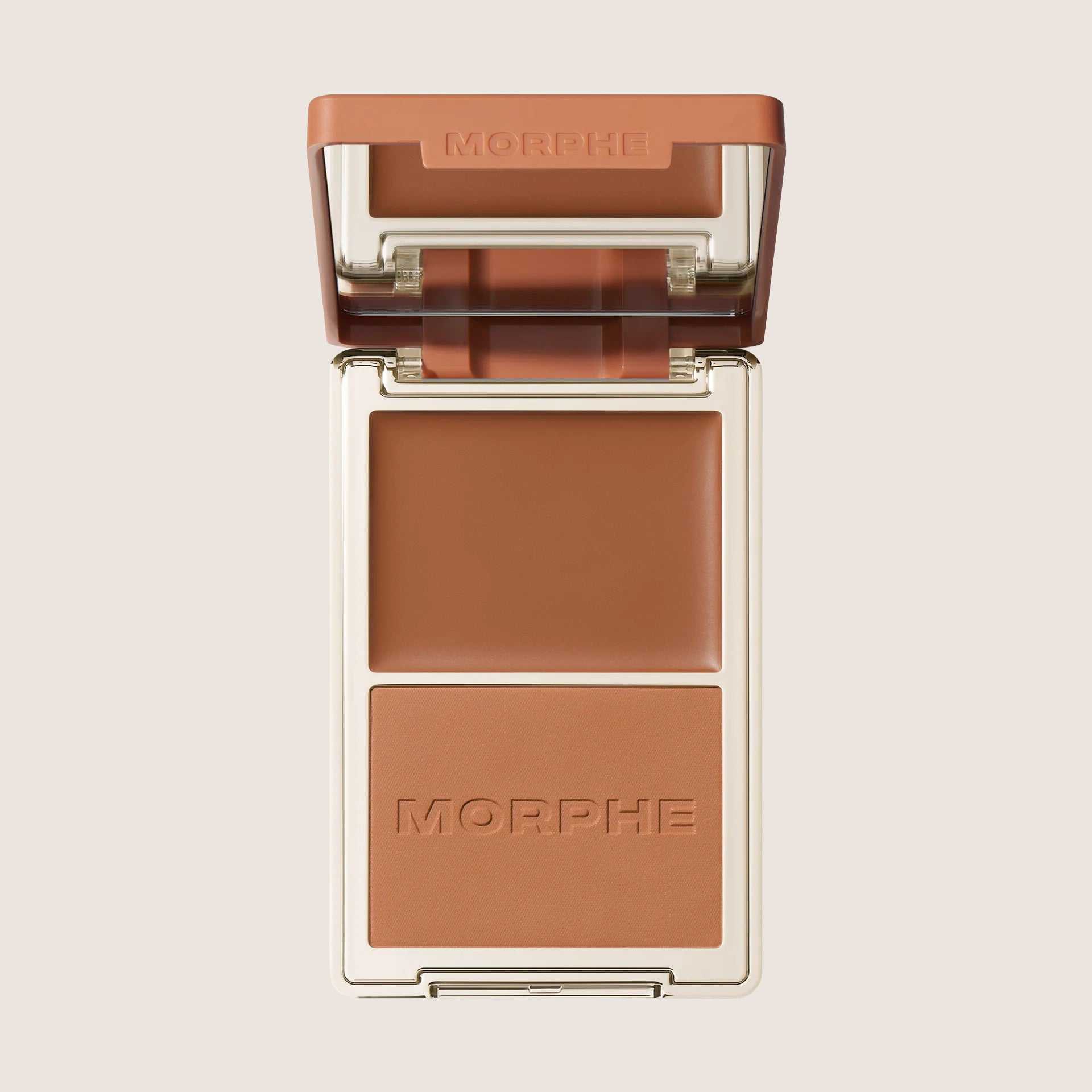 Morphe Cheek Thrills Duos + Dual-Ended Sculpt Brush Premium Formula